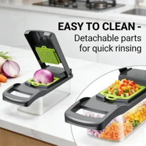 Vegetable Cutter Set 14/16pcs – Onion Potato Slicer Dicer Grater Tool