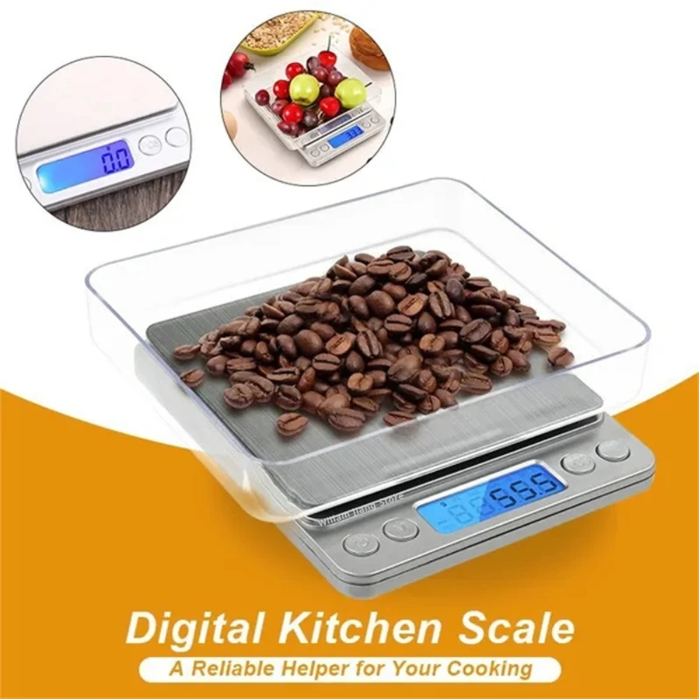 Digital Kitchen Scale Mini 0.1g – Precision Stainless Steel Weighing Scale - Image 3