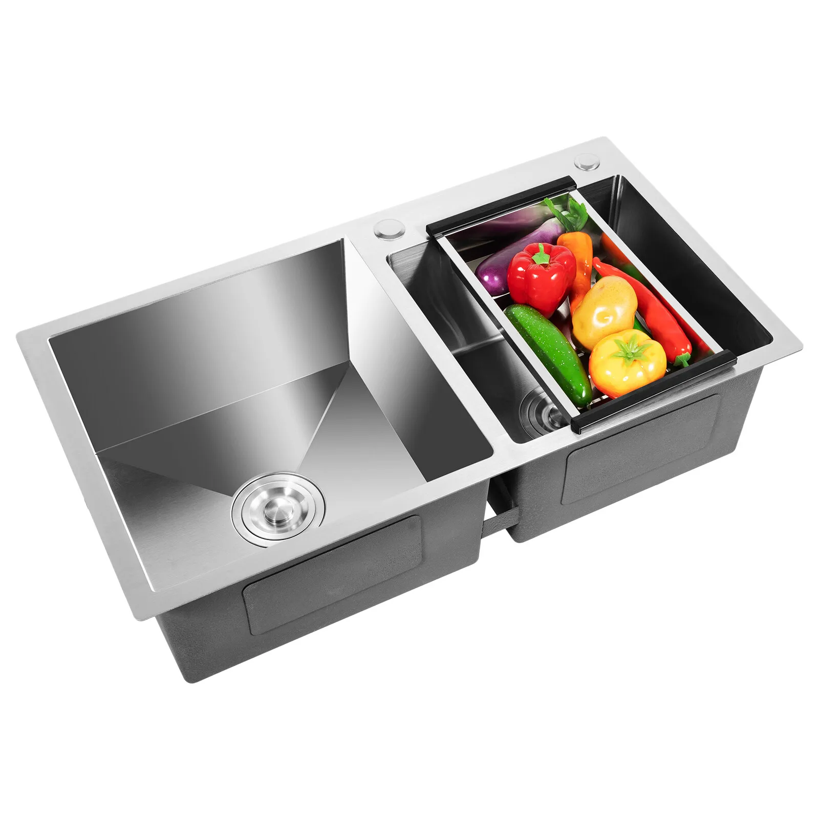Stainless Steel Double Bowl Kitchen Sink – Durable & Easy Clean - Image 3