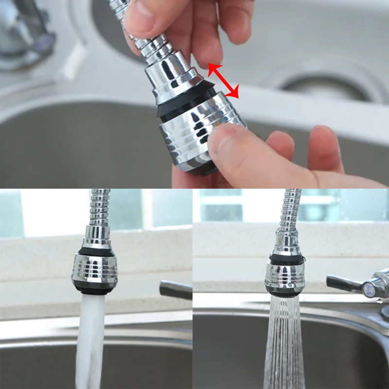 360° Swivel Faucet Head – Water Saving Bubbler Extender for Sink Tap - Image 3