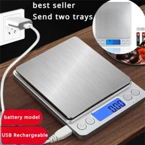 Digital Kitchen Scale Mini 0.1g – Precision Stainless Steel Weighing Scale