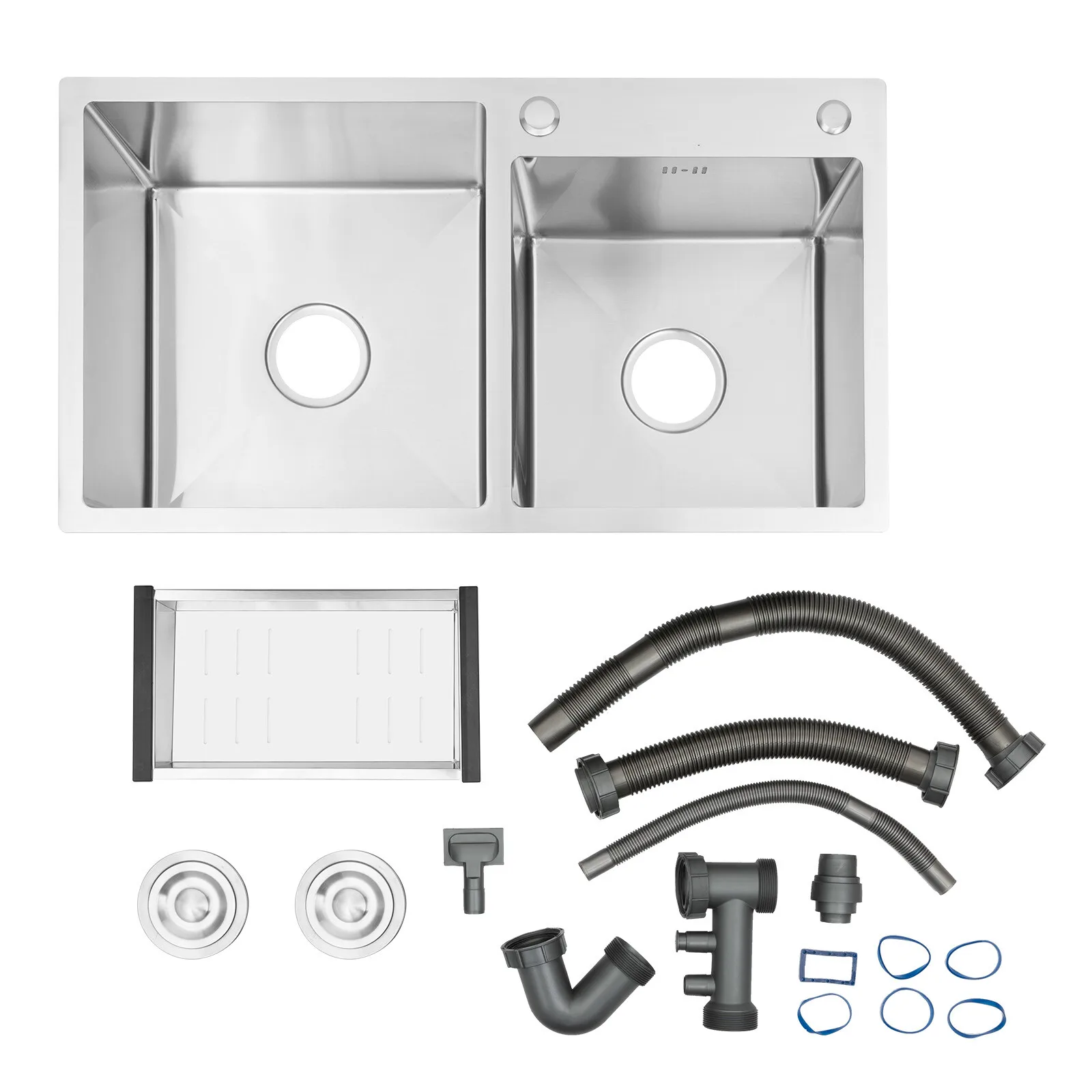 Stainless Steel Double Bowl Kitchen Sink – Durable & Easy Clean - Image 4