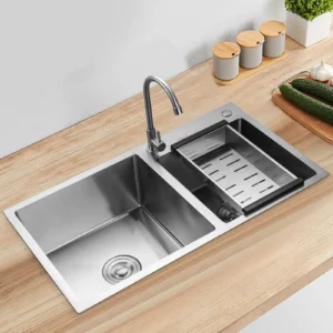 Stainless Steel Double Bowl Kitchen Sink – Durable & Easy Clean