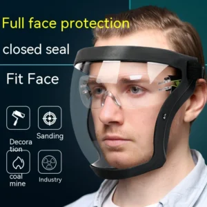 Full Face Shield Anti-Fog – Clear Protective Mask for Kitchen & Work Use